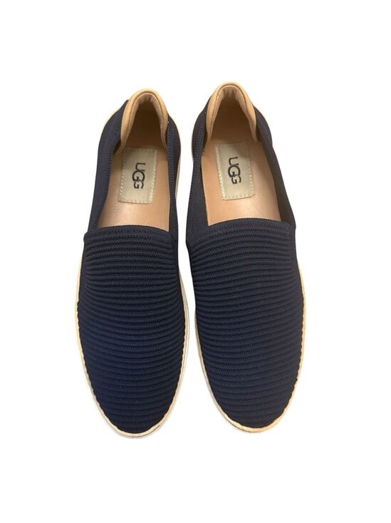 UGG Shoes - UGG Women's Sammy Slip On Sneaker Navy Blue Ribbed Knit Size 7